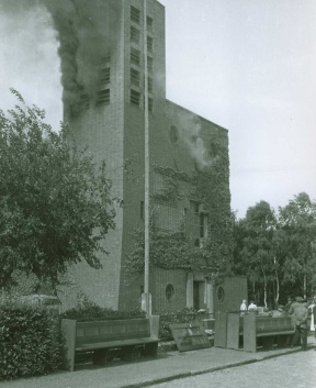 Foto vom Kirchenbrand
